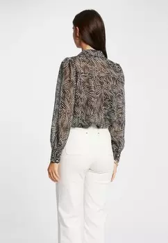 Блузка на пуговицах Morgan, черный