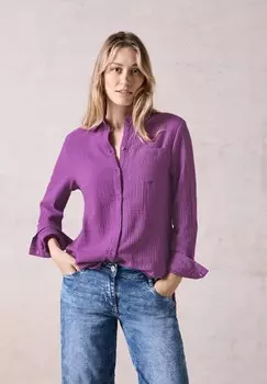Блузка на пуговицах MUSSELIN Cecil, фиолетовый