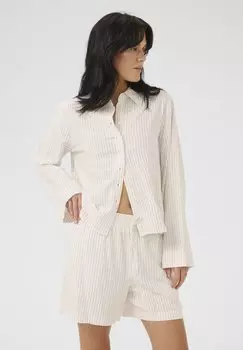 Блузка на пуговицах My Essential Wardrobe, кремовый