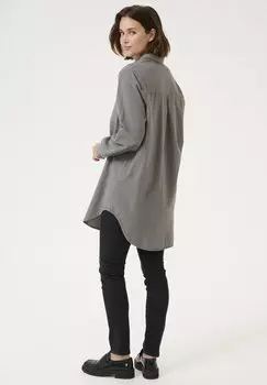 Блузка на пуговицах NAYA Kaffe, серый