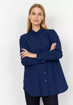 Блузка на пуговицах NETTI Soyaconcept, синий