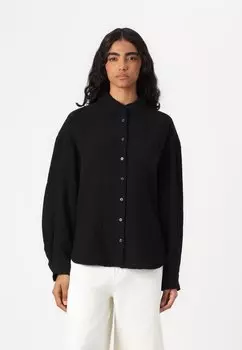 Блузка на пуговицах NEW BIG SHIRT GAP, черный