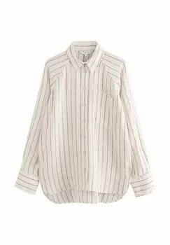 Блузка на пуговицах Next, бежевый