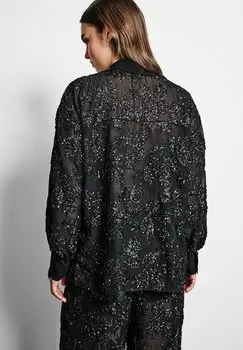 Блузка на пуговицах Next, черный