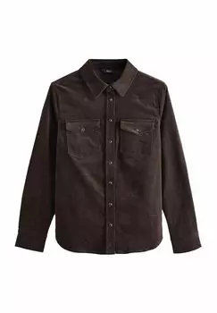 Блузка на пуговицах Next, коричневый