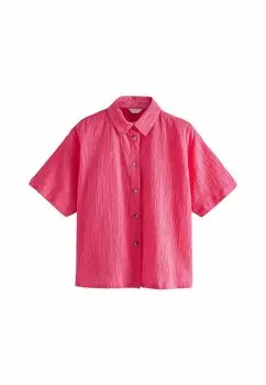 Блузка на пуговицах Next, розовый