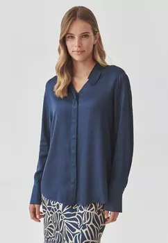 Блузка на пуговицах NIKALI TATUUM, темно-синий