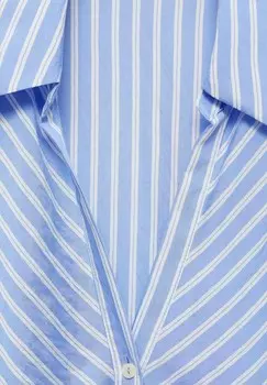 Блузка на пуговицах NINA Mango, светло-голубой