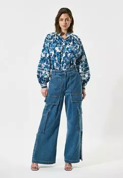 Блузка на пуговицах NITA Dea Kudibal, синий