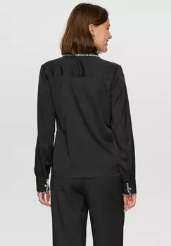 Блузка на пуговицах Nmph, черный