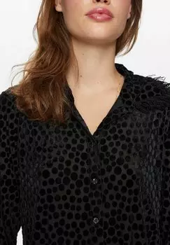 Блузка на пуговицах Nmph, черный