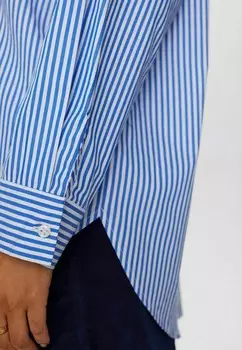 Блузка на пуговицах Nmph, синий