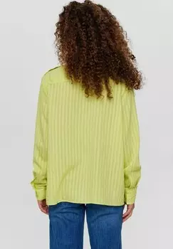 Блузка на пуговицах NUBILLI Nmph, зеленый