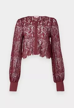 Блузка на пуговицах ONLELLA SHIRT ONLY, Бордо