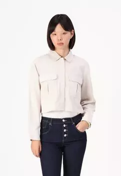 Блузка на пуговицах ONLMARIKE SHORT SHIRT ONLY, бежевый