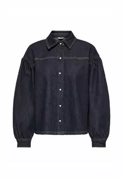 Блузка на пуговицах ONLNORELA ONLY, темно-синий деним