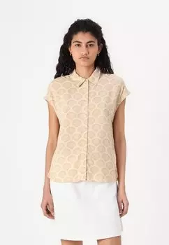 Блузка на пуговицах ONLNOVA LIFE CLAY SHIRT ONLY, серо-коричневый
