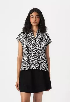 Блузка на пуговицах ONLNOVA LIFE CLAY SHIRT ONLY, черный