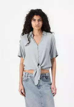 Блузка на пуговицах ONLNOVA LIFE KNOT SHIRT ONLY, светло-зеленый