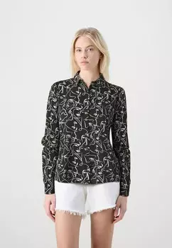 Блузка на пуговицах ONLNOVA LIFE LUX ROWE ONLY, черный
