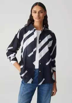 Блузка на пуговицах OPUS, синий