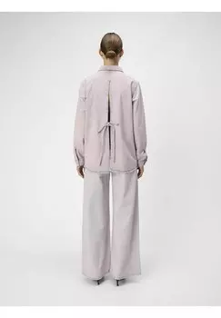 Блузка на пуговицах OVERSHIRT Object, розовый