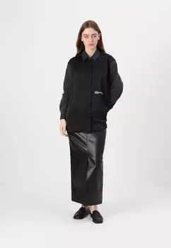 Блузка на пуговицах OVERSIZE SHIRT Karl Lagerfeld Jeans, черный