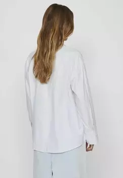 Блузка на пуговицах OVERSIZED VILA, бежевый