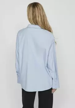 Блузка на пуговицах OVERSIZED VILA, синий