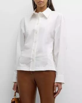 Блузка на пуговицах оверсайз Powerful Volumes DOROTHEE SCHUMACHER, цвет Pure White