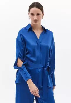 Блузка на пуговицах OXXO, синий