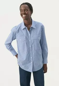 Блузка на пуговицах PARINAZ Part Two, синий