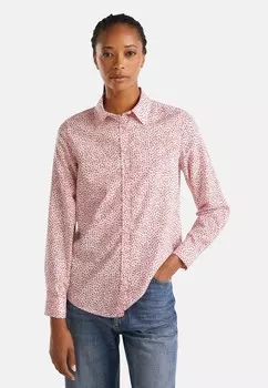 Блузка на пуговицах PATTERNED United Colors of Benetton, розовый