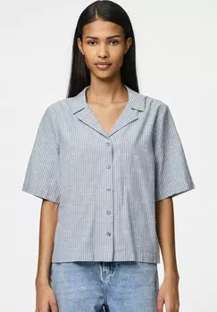 Блузка на пуговицах PCAPIA 2/4-ARM Pieces, темно-синий