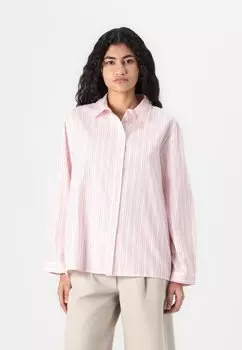 Блузка на пуговицах PCSULLE SHIRT Pieces, кремовый