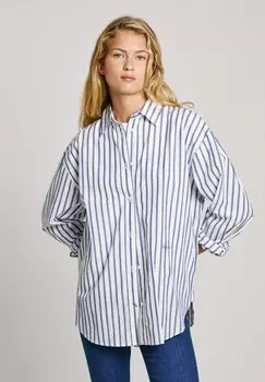 Блузка на пуговицах Pepe Jeans, синий