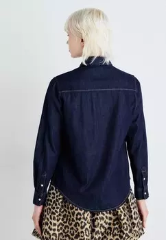 Блузка на пуговицах Pepe Jeans, темно-синий деним