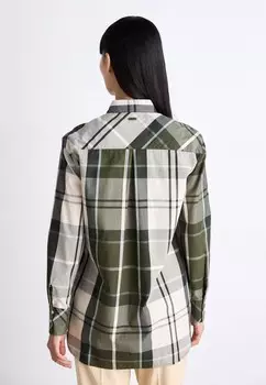 Блузка на пуговицах PERTHSHIRE CHECK Barbour, оливковый