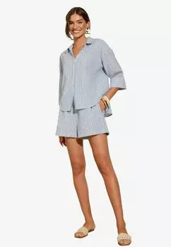 Блузка на пуговицах PETITE FIT Friends Like These, синий