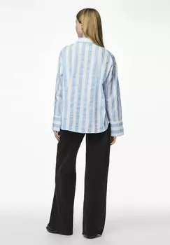 Блузка на пуговицах Pieces, белый