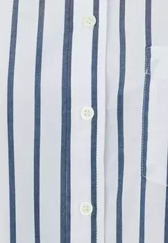Блузка на пуговицах POPLIN BIG SHIRT GAP, синий