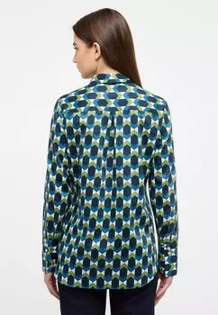 Блузка на пуговицах PRINT REGULAR FIT Eterna, зеленый