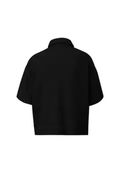 Блузка на пуговицах QS, черный