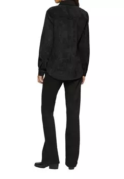 Блузка на пуговицах QS, черный