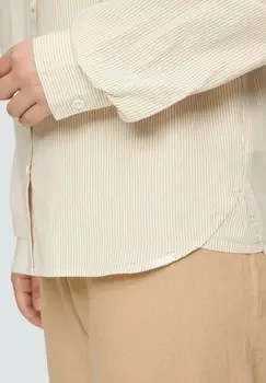 Блузка на пуговицах QS, кремовый