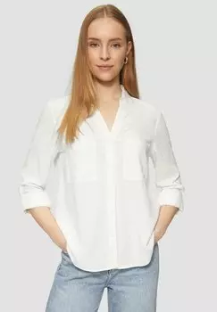 Блузка на пуговицах QS, молочный