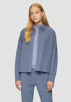 Блузка на пуговицах QS, светло-голубой