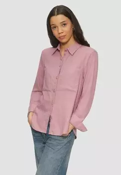 Блузка на пуговицах QS, светло-розовый