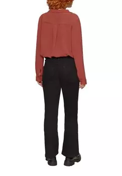 Блузка на пуговицах QS, темно-красный