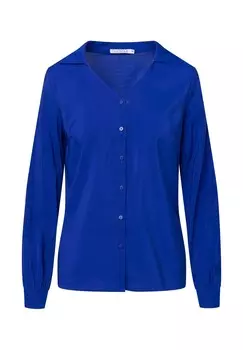 Блузка на пуговицах QUIOSQUE, синий